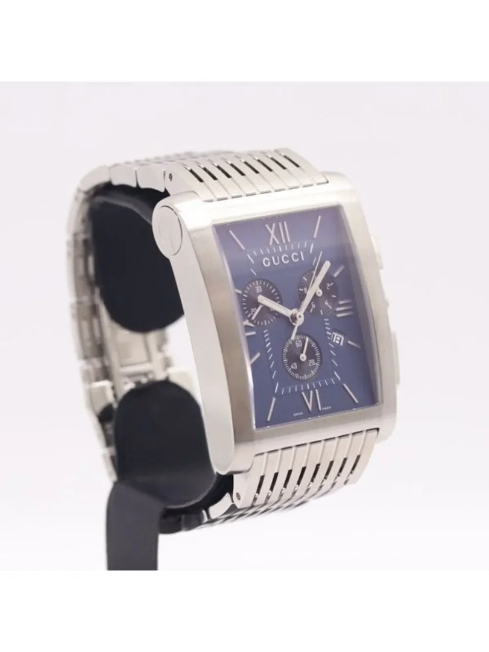 Gucci Quartz Date Chronograph Blue Dial Watch